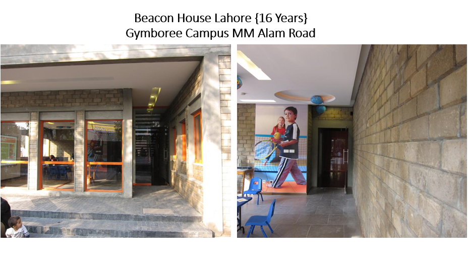 Beacon House School — compressed stabilized earth block walls